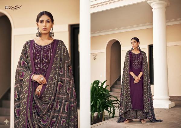 Zulfat Sohni Pure Wool Pashmina Designer Dress Material Collection 